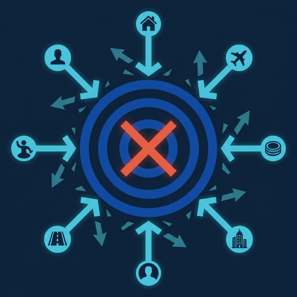 既存施策の共通欠陥を示すダイアグラム